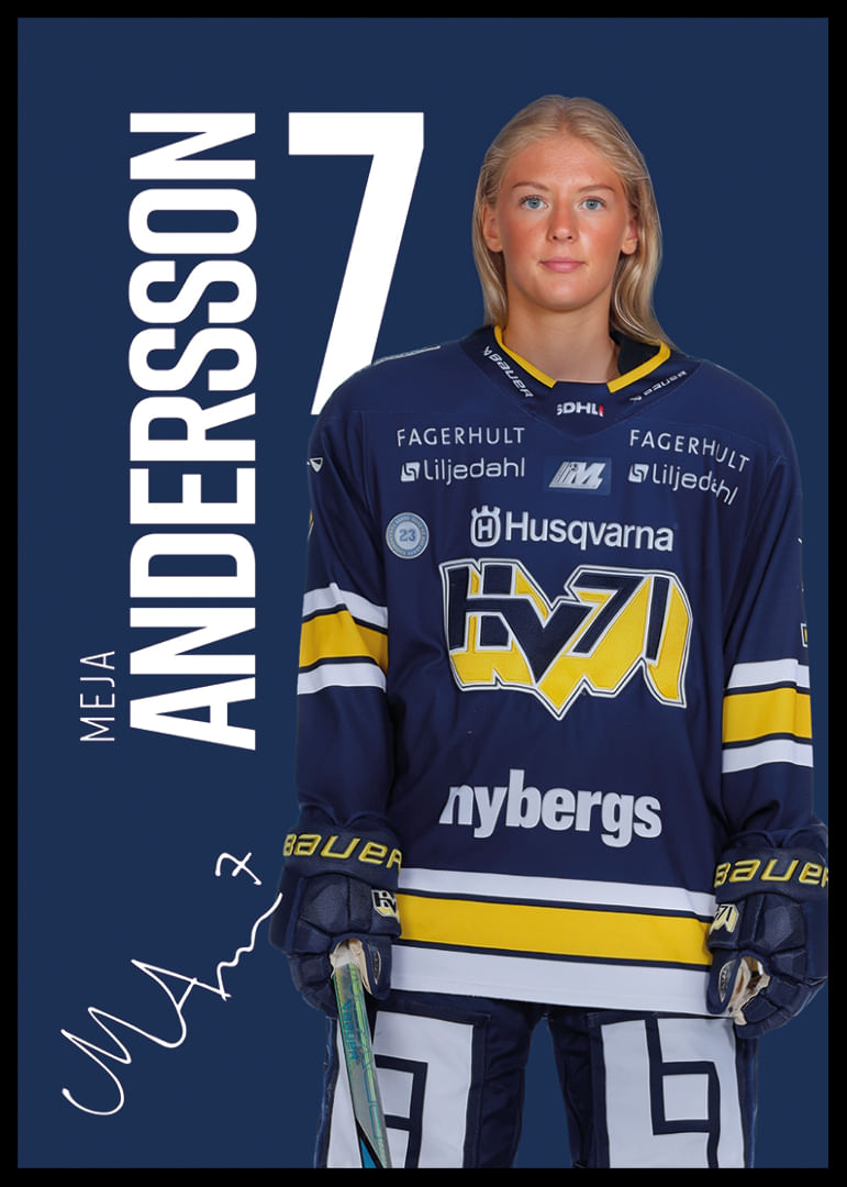 Meja Andersson #7 HV71 2025/2026-12