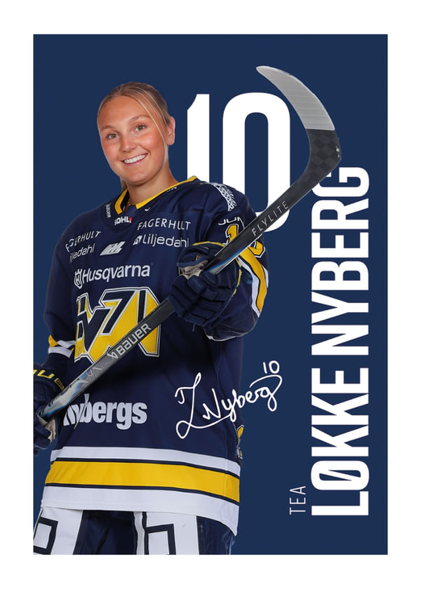 Poster Tea Lökke Nyberg #10 HV71 2025/2026