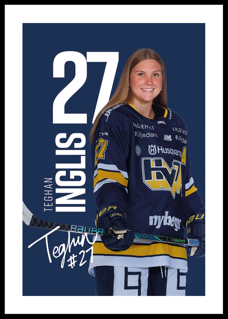 Teghan Inglis #27 HV71 2025/2026-12