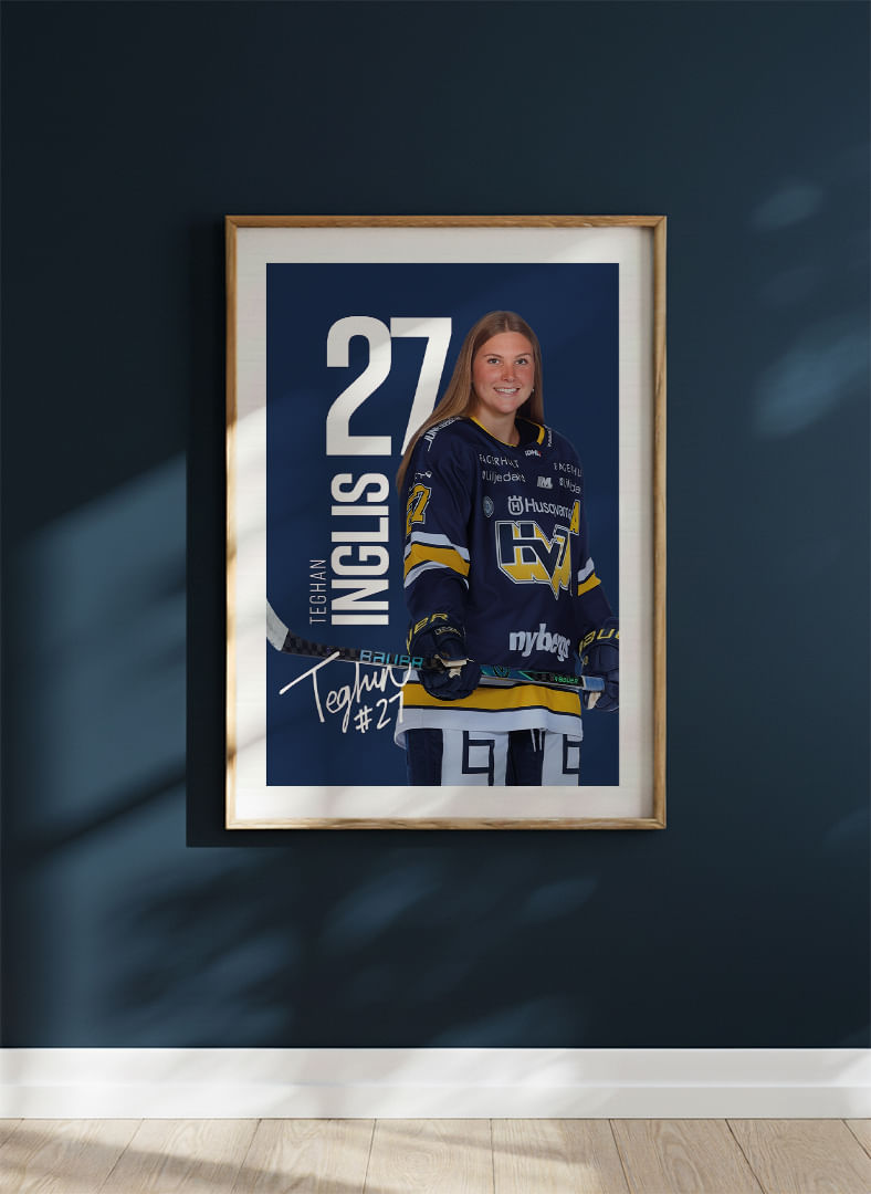 Teghan Inglis #27 HV71 2025/2026-12
