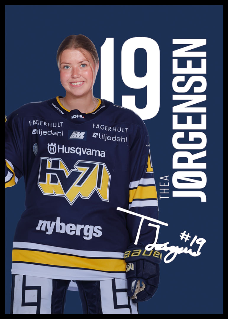 Thea Jörgensen #19 HV71 2025/2026-12