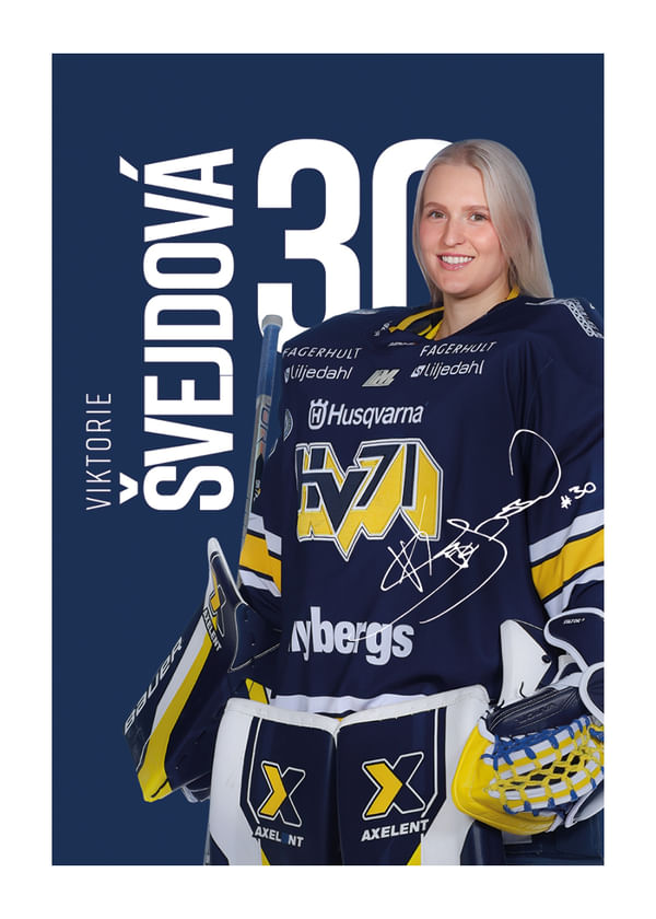 Poster Viktorie Svejdova #30 HV71 2025/2026