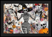 Mystiska figurer och pumpor skapar en lekfull Halloween-stämning-4