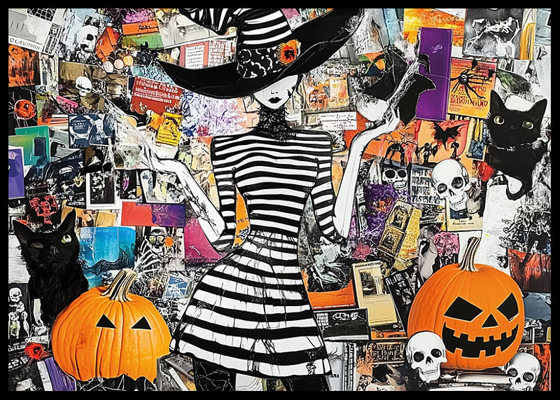 Fantezie de vrăjitoare atmosferică, cu vibrații puternice de Halloween-12