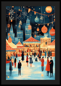 Un peisaj de iarnă plin de lumini și atmosferă festivă-4