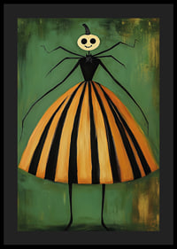 En unik och lekfull poster med halloween-tema förhöjer rummet-4