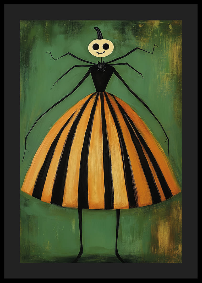 En unik och lekfull poster med halloween-tema förhöjer rummet-12