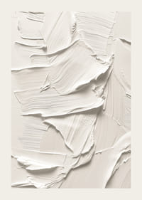 A poster with soft, creamy brushstrokes that create a harmonious and minimalist feel-3