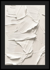 A poster with soft, creamy brushstrokes that create a harmonious and minimalist feel-4