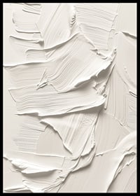 A poster with soft, creamy brushstrokes that create a harmonious and minimalist feel-6