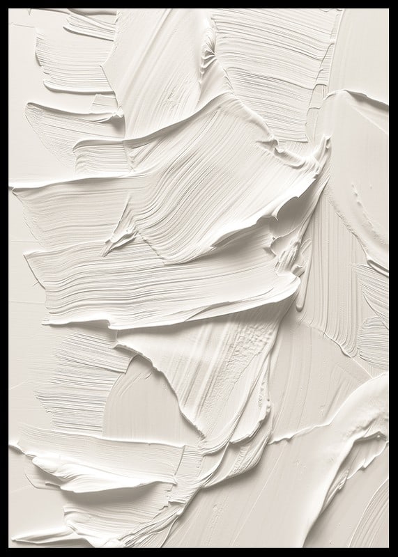 A poster with soft, creamy brushstrokes that create a harmonious and minimalist feel-12