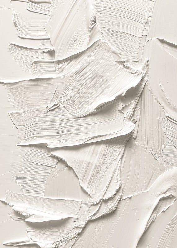 A poster with soft, creamy brushstrokes that create a harmonious and minimalist feel-12
