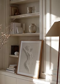 A poster that highlights the body's natural beauty with soft, textured brushstrokes-8