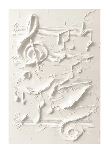 Poster Textured Symphony