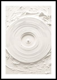 Un poster cu un motiv de vinil texturat în tonuri moi, monocrome-0