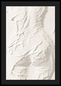 En poster som framhäver kroppens former med kraftfulla, texturerade penseldrag-4