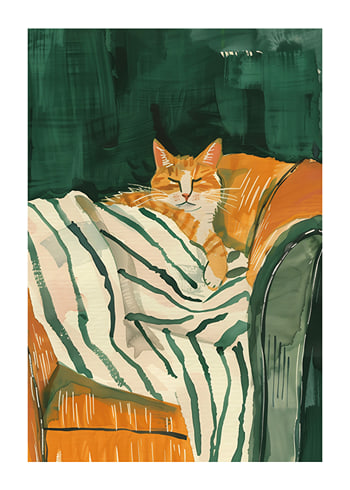 Poster Ginger Cat Dreams
