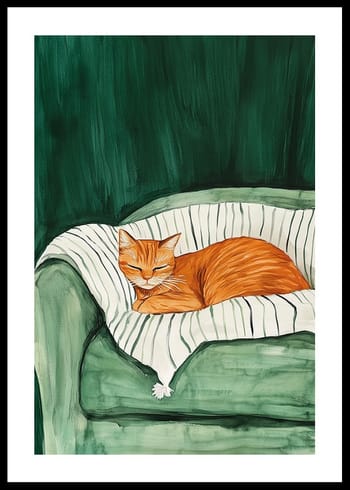 Poster Ginger Cat Nap