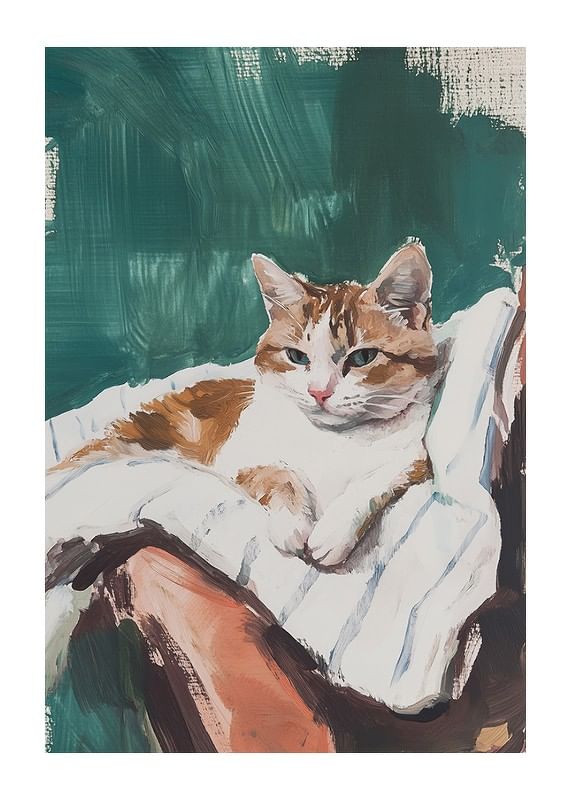Plagát The Watchful Cat