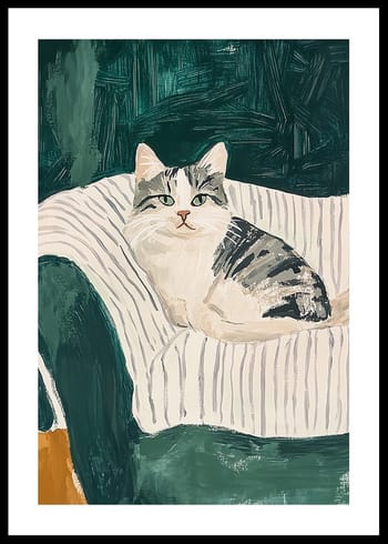 Poster Chill Cat Vibes