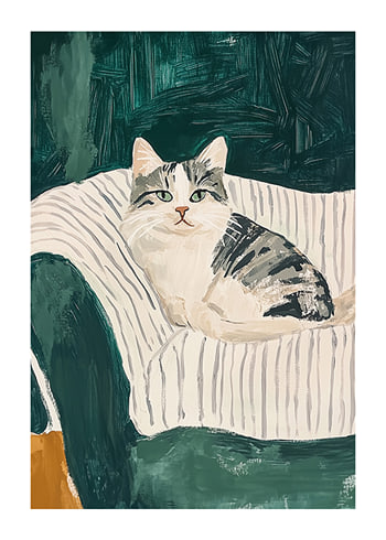 Plagát Chill Cat Vibes