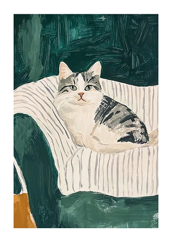 Poster Chill Cat Vibes