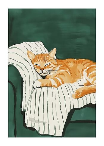Poster Lazy Day Cat Lounger