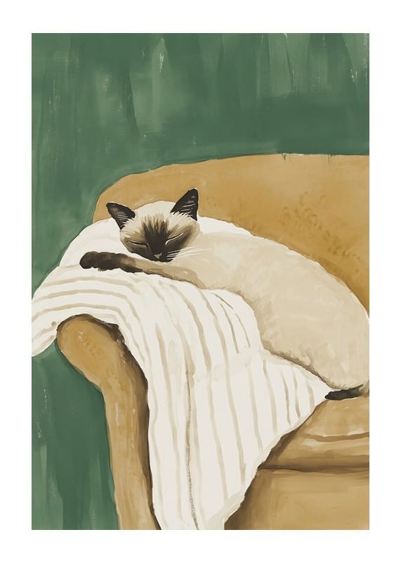Plagát Purrfectly Peaceful