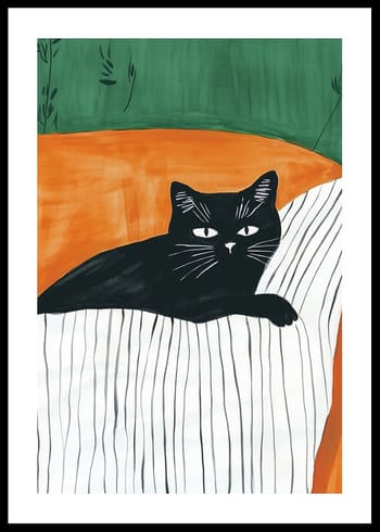 Poster Black Cat Comfort