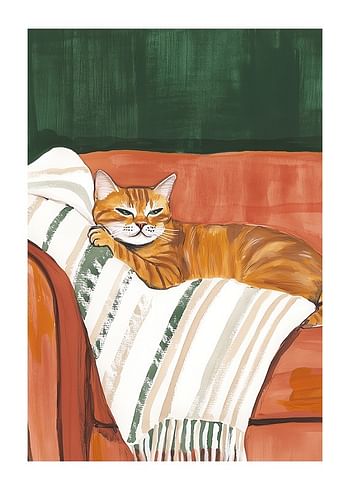 Plakat Ginger Cat Comfort