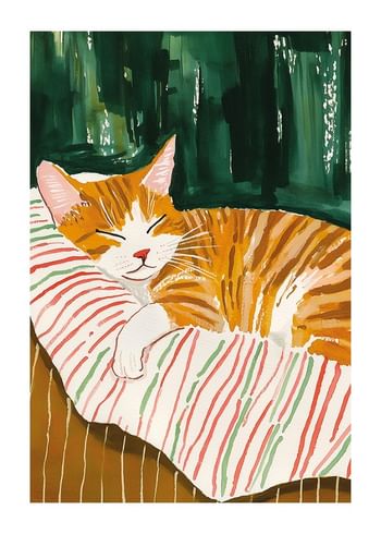 Poster Purrfectly Cozy