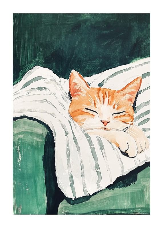 Poster The Art Of Cat Relaxation