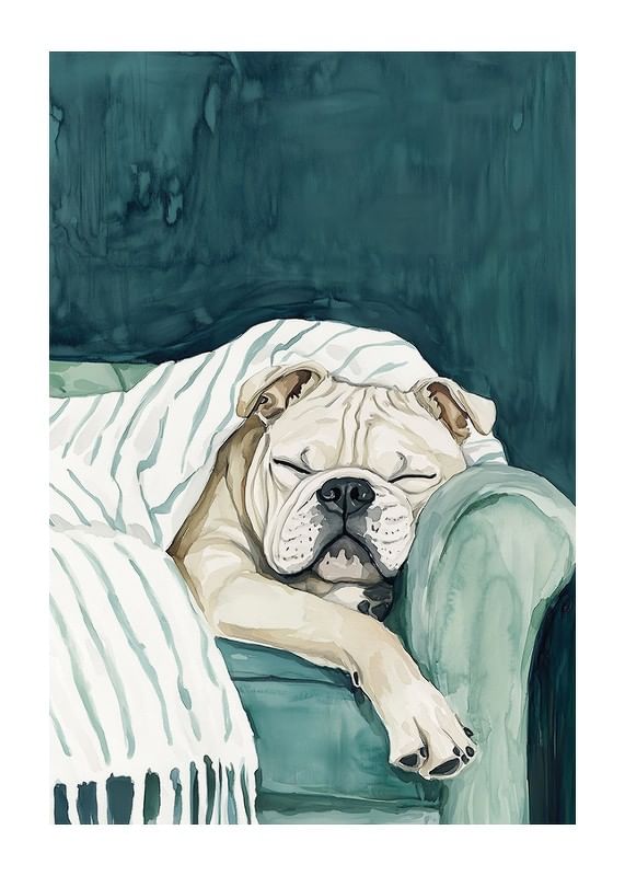 Poster Bulldog Bliss