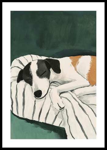 Poster Tranquil Terrier Dreams