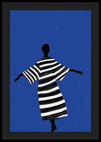 En elegant poster av en dansande figur under stjärnhimlen-4