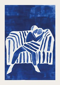 A poster depicting a couple's love-3