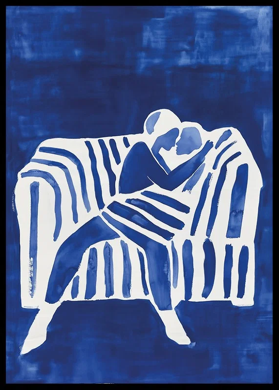 A poster depicting a couple's love-12