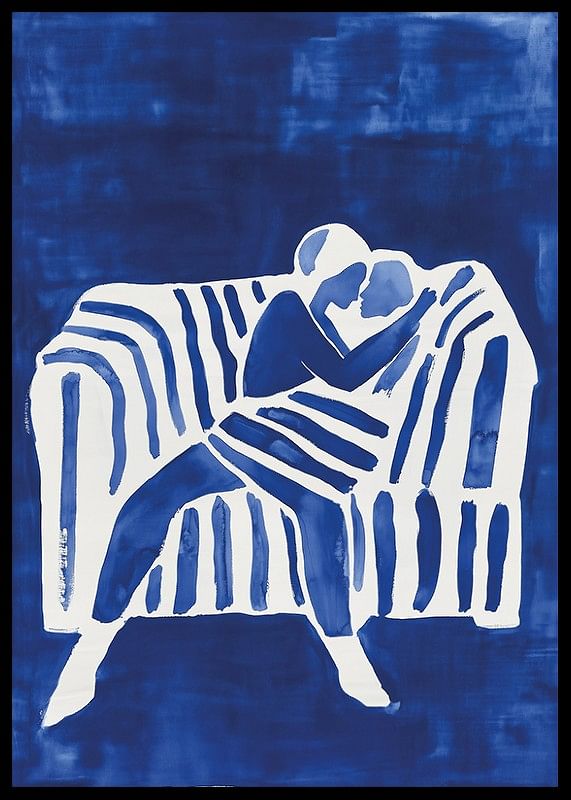 A poster depicting a couple's love-12