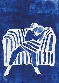 A poster depicting a couple's love-3