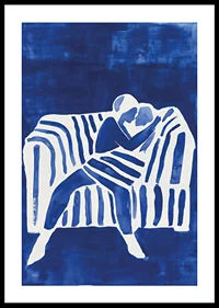 A poster depicting a couple's love-0