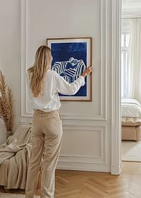 A poster depicting a couple's love-4