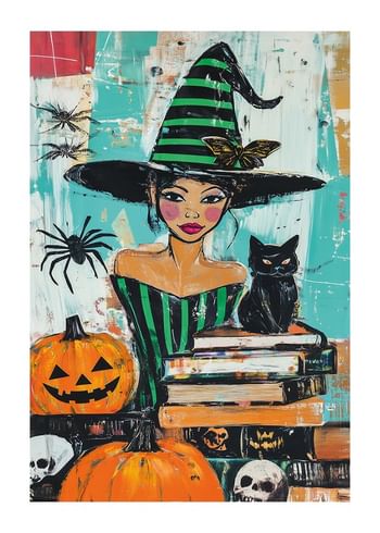 Affiche Pumpkins Potions And Witch Magic