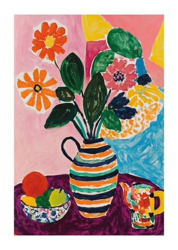 Poster Striped Vase Symphony