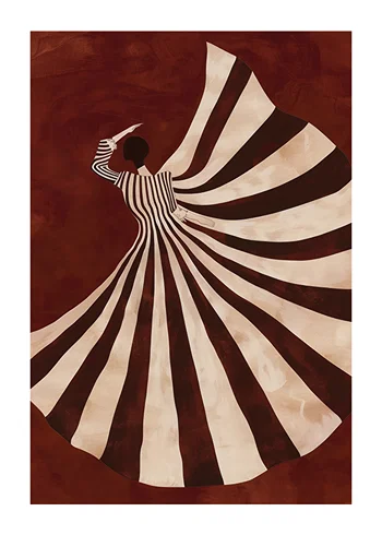 Poster Striped Elegance