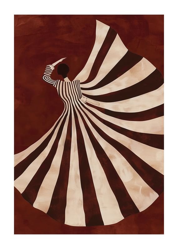 Plagát Striped Elegance