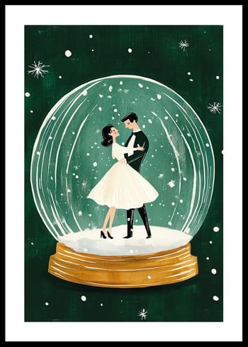 Poster Snow Globe Romance