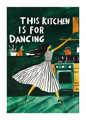 Poster Kitchen Dance Party