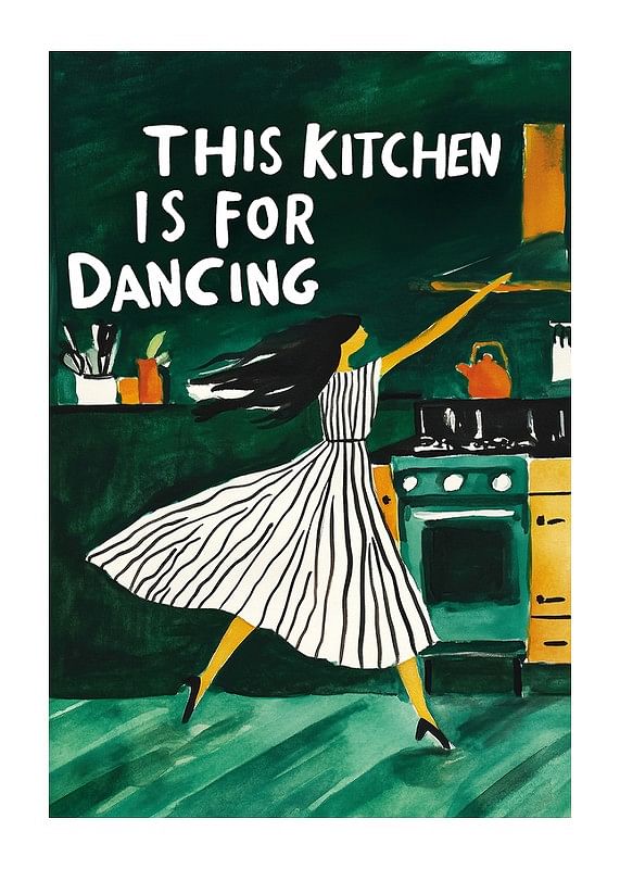 Poster Kitchen Dance Party