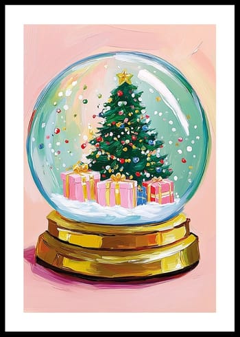 Plakat Holiday Magic In A Globe