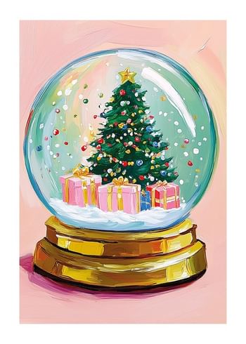 Plakat Holiday Magic In A Globe